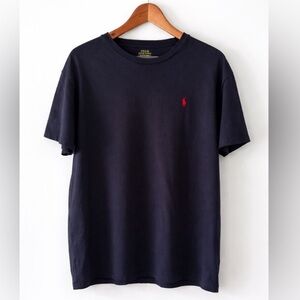 Polo Ralph Lauren Navy T-Shirt XL Classic Fit Red Pony